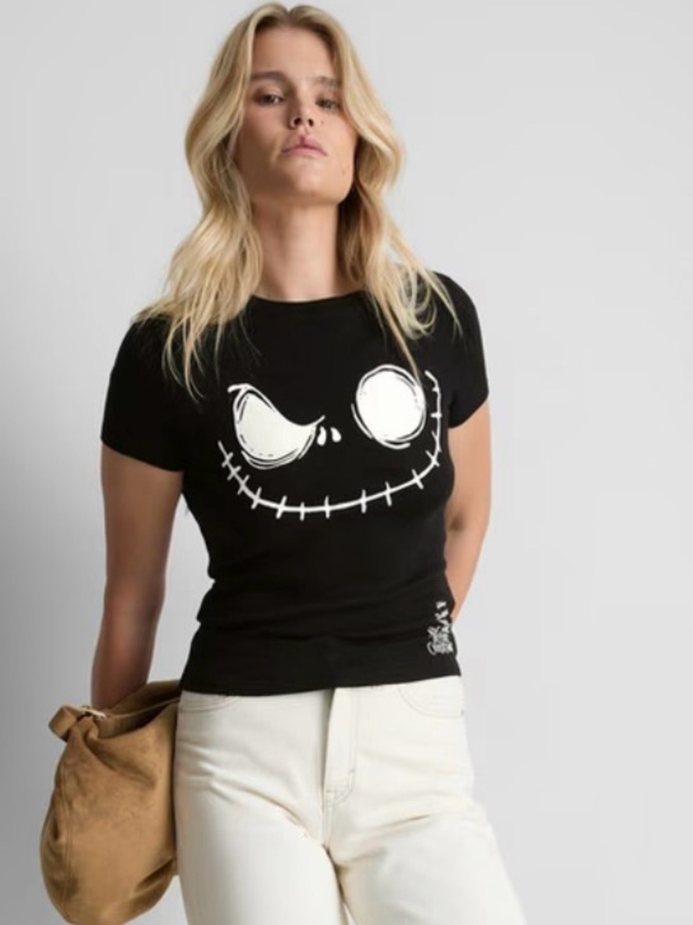 Primary x Disney Tim Burton's The Nightmare Before Xmas Graphic Baby Tee - Jack